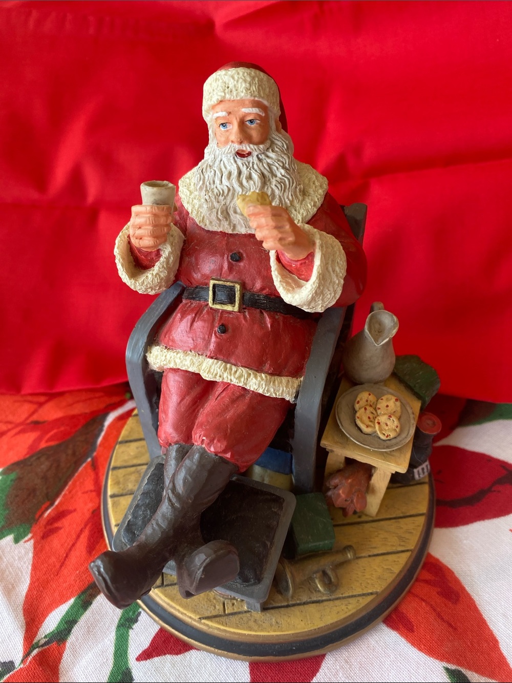 Norman Rockwell “Santa Snack” Figurine.